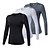 cheap Yoga Tops-Women&#039;s Compression Shirt Base Layer 3 Pack Long Sleeve Base Layer Top Athletic Athleisure Spandex Breathable Quick Dry Lightweight Fitness Gym Workout Running Sportswear Activewear Solid Colored