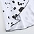preiswerte Kleider-Kinder Mädchen 101 Dalmatiner Cruella de Vil Kleid Sets 2pcs Polka Dot Performance Halloween schwarz asymmetrische ärmellose Kostümkleider 3-12 Jahre