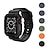 Χαμηλού Κόστους Ζώνες Apple Watch-Στρατιωτική Προστασία Συμβατό με Ζάντα ρολογιού Apple Watch 38mm 40mm 41mm 42mm 44mm 45mm 49mm Τραχύς TPU Ανταλλακτικό λουράκι ρολογιού για iwatch Series Ultra 8 7 SE 6 5 4 3 2 1