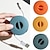 preiswerte Telefon Zubehör-Set aus Typ-C-Ladekabel und 2er-Pack Kabel-Organizer (zufällige Farbe), runde Drahtaufwickelbox, tragbare Datenkabel-Aufbewahrungsbox, Kabelbehälter, USB-Ladegerät-Halterung