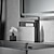 ieftine Clasic-baterie chiuveta baie, robinet baie negru, alamă un singur mâner robinete de baie în formă de pistol cu o gaură (negru/gri/crom/auriu)