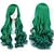 Χαμηλού Κόστους Περούκες μεταμφιέσεων-περούκα cos περούκα μήκους 80cm σγουρά μαλλιά υψηλής θερμοκρασίας μετάξι πολύχρωμα σγουρά μαλλιά anime