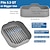 billige Grills og utendørs kokk-ny airfryer silikon grillplate multifunksjonell silikonpute air fryer silikongryte