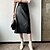 cheap Skirts-Women&#039;s Skirt Work Skirts PU Leather Midi Black Skirts Split Office / Career Casual Daily Fashion S M L
