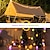 billige LED-kædelys-globe ball string lights 100m 330ft 800leds fairy string lights plug in med 8 modes remote decor til indendørs udendørs fest bryllup juletræ have halloween varm hvid hvid flerfarvet