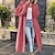 cheap Cardigans-Women&#039;s Cardigan Sweater Jumper Ribbed Knit Pocket Knitted Tunic Open Front Pure Color Outdoor Daily Stylish Casual Winter Fall Fuchsia Khaki S M L / Long Sleeve / Regular Fit / Going out