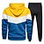cheap Men&#039;s Tracksuits-Men&#039;s Tracksuit Sweatsuit 2 Piece Street Long Sleeve Thermal Warm Breathable Moisture Wicking Fitness Running Active Training Sportswear Activewear Blue / Black Red / black Green