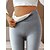 cheap Leggings-Women&#039;s Fleece Pants Tights Leggings Fleece lined Light Grey Navy Blue Gray High Waist Tights Casual / Sporty Athleisure Weekend Yoga Micro-elastic Ankle-Length Tummy Control Plain S M L XL XXL