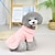 Χαμηλού Κόστους Ρούχα για σκύλους-Σκυλιά Γάτες Φορέματα Μονόχρωμο χαριτωμένο στυλ Γλυκός Καθημερινή Ένδυση Καθημερινά Χειμώνας Ρούχα για σκύλους Ρούχα κουταβιών Στολές για σκύλους Moale Πράσινο Βυσσινί Ανθισμένο Ροζ Στολές