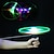 ieftine Jucării cu Aprindere-3 seturi de jucării zburătoare - snur de tragere cu lumină LED colorată jucărie zburătoare jucărie cu disc zburător pentru copii de interior în aer liber copii care se joacă pentru Halloween / cadou