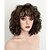 cheap Costume Wigs-Brunette Spiral Curly Synthetic Wig Halloween Wig