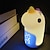 billiga Dekor och nattlampa-enhörningsväckarklocka smart nattlampa med fjärrkontroll färgglad barndimbar variabel färgnedräkning tidig morgonvakning mjukt ljusinduktion miljövänligt silikonljus