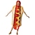 tanie Halloweenowe kostiumy dla par-hot dog kostiumy śmieszne kostiumy dla par unisex jedzenie dla dorosłych kostiumy party cosplay festiwal karnawał łatwe kostiumy na halloween mardi gras