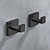 cheap Robe Hooks-2pcs Wall Hooks for Coats,Stainless Steel Robe Hooks,Wall Mounted Coat Hooks For Bathroom,Bedroom,Kitchen(Black,Brushed Nickel,Golden)