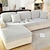 ieftine Husă canapea și cotieră-extensibil canapea husă pernă scaun husă elastic canapea fotoliu loveseat 4 sau 3 locuri gri simplu solid moale durabil lavabil