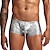 cheap Men&#039;s Boxers Underwear-Men&#039;s 3 Pack Underwear Boxers Underwear Briefs Polyester Washable Comfortable Solid Color Low Rise Silver Black