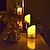 levne Dekor a noční světla-led svíčky bezplamenné blikající sloupové svíčky s dálkovým ovládáním a časovačem na baterie 3D knot z pravého vosku slonová kost teplé světlo ledové sloupové svíčky pro domácí dekoraci vnitřní sada