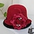 Χαμηλού Κόστους Καπέλα για Πάρτι-καπέλα τεχνητό φτερό πολυ / βαμβακερό μείγμα μπόουλερ / καπέλο cloche κουβάς καπέλο Fedora καπέλο φθινόπωρο γάμος casual διακοπές Κεντάκι ντέρμπι κοκτέιλ κομψό με απλικέ με πούπουλα