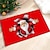 cheap Absorbent Bathroom Rug-Christmas Bath Mat Doormat Santa Claus Carpet Merry Christmas Decorations For Home 2023 Xmas Navidad Natal Gifts Happy New Year 2024 for Bathroom,Kitchen,Livingroom