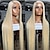tanie Peruki koronkowe przednie z ludzkich włosów-613 blond 13x4 hd koronkowe peruki z ludzkich włosów wstępnie oskubane proste ludzkie włosy