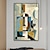 levne Abstraktní malby-ruční olejomalba plátno umělecká výzdoba ve stylu picasso abstraktní hudební housle pro domácí dekoraci válcované bezrámové nenatažené malby