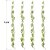 abordables Plantes artificielles-12pcs guirlande de fleurs artificielles de glycine, 200cm / 79 &quot;fleur artificielle de soie de vigne de glycine suspendue pour la maison, le jardin, la cérémonie en plein air, l&#039;arc de mariage, le