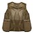 abordables Vestes-Gilet de pêche pour hommes gilet de randonnée été extérieur léger travail safari voyage photo gilet avec 16 poches respirant maille à séchage rapide polyester orchidée noir vert clair chasse