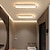 رخيصةأون أضواء السقف القابلة للتعتيم-ضوء السقف أضواء السقف عكس الضوء الألومنيوم الطراز الحديث الأسود led الحديثة 110-265 فولت