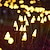 Недорогие Подсветки дорожки и фонарики-солнечные садовые фонари светодиодные наружные украшения ландшафтные огни мерцающая звезда chsirmas дерево садовые фонари газон сад романтический декор солнечный свет 1x 2x