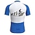 abordables Maillots pour hommes-Homme Maillot de cyclisme À Motifs Drôle Évolution Manche Courte Cyclisme Maillot Top avec 3 poches arrière VTT Vélo tout terrain Cyclisme sur route Séchage Rapide Bandes réfléchissantes Poche