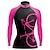 cheap Women&#039;s Jerseys-21Grams Women&#039;s Cycling Jersey Long Sleeve Bike Top with 3 Rear Pockets Mountain Bike MTB Road Bike Cycling Breathable Moisture Wicking Quick Dry Reflective Strips Rose Red + Black Black Yellow