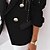 cheap Blazers-Women&#039;s Blazer Formal Office Work Breathable Double Breasted with Pockets Print Elegant Formal Modern Office / career Turndown Regular Fit Gradient Color Outerwear Winter Fall Long Sleeve Gold S M L