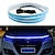 cheap Car Decoration Lights-1pcs Scan Starting LED Car Hood Light Strip Auto Engine Hood Guide Decorative Ambient Lamp 12v Modified Car Daytime Running Light