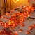 voordelige LED-lichtstrengen-esdoornblad lichtslingers herfst decoratie herfst guirlande lichten 3m 20 leds batterij-aangedreven voor outdoor thuis thanksgiving party decoratie