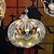billige Indretnings- og natlamper-led halloween dekorative lys græskar kranium spøgelse hængende lys spøgelse festival fest layout rekvisitter blinkende lys