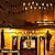 billige Dekor- og nattlys-12 stk jule flytelys med fjernkontroll led flammeløse stearinlys hengende flammeløse lysestaker led taper stearinlys med kroker flimrende batteridrevet til halloween kirke hjem jul