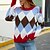 cheap Sweaters-Women&#039;s Pullover Sweater Jumper Jumper Ribbed Knit Knitted Tunic Crew Neck Color Block Outdoor Daily Stylish Casual Winter Fall Wine Beige S M L