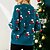 cheap Sweaters &amp; Cardigans-Women&#039;s Pullover Jumper Crochet Knit Knitted Crew Neck Snowflake Outdoor Christmas Stylish Casual Fall Winter Blue Red S M L / Long Sleeve