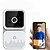 cheap Video Door Phone Systems-Smart Video Doorbell Wireless WiFi Doorbell Infrared Night Vision Two-way Audio Remote Home Walkie Talkie