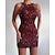 cheap Party Dresses-Women&#039;s Party Dress Fringe Dress Sequin Dress Mini Dress Black White Pink Pure Color Sleeveless Winter Fall Spring Sequins Fashion Crew Neck Party Winter Dress Evening Party 2023 S M L XL