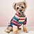 cheap Dog Clothes-Dog Clothes Autumn And Winter Ins Style Cat Clothes Cute Striped Plush Sweater Pet Clothes