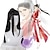 Χαμηλού Κόστους Περούκες μεταμφιέσεων-mo dao zu shi cosplay περούκα μόνο grandmaster της δαιμονικής καλλιέργειας lan wangji wei wuxian μαύρα μακριά συνθετικά μαλλιά