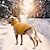 Χαμηλού Κόστους Ρούχα για σκύλους-αδιάβροχο παλτό σκύλου χειμωνιάτικο ζεστό μπουφάν με τρύπα για λουράκι υπαίθριο αθλητικό αδιάβροχο γιλέκο ρούχων σκύλου για μικρά μεσαία σκυλιά, κίτρινο, xl