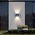 olcso Kültéri falilámpák-led napelemes fali lámpa kültéri vízálló kerti lámpa kerítés veranda kerítés világítás táj dekoráció napelemes éjszakai lámpa