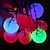 cheap Light Up Toys-1 pcs LED POI Ball Glowing Belly Dance Level Hand Thrown Balls Yoga Motion Fitness Props Luminous Light Neon Festival Party Disco DJfor Gift for Boy&amp;Girls