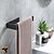abordables Barres repose-serviettes-Porte-serviettes sus304 porte-serviettes mural auto-adhésif, porte-serviettes de salle de bain en acier inoxydable (noir/chrome/nickel brossé)