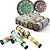 abordables Jouets fantaisie-3 pièces nouvelle rotation évolutive kaléidoscope magique changeant réglable fantaisie coloré monde jouets pour enfants autisme enfant puzzle jouet