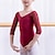 ieftine Ținute Dans Copii-Ținute de Dans Copii Balet Leotard / Onesie Culoare Pură Despicare Tul Fete Performanță Antrenament Manșon Jumate Înalt Amestec Bumbac