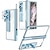 Недорогие Чехлы для Samsung-телефон Кейс для Назначение SSamsung Galaxy Z Fold 5 Z Fold 4 Z Fold 3 Чехол и протектор экрана Полная защита тела Защитная пленка для объектива камеры Прозрачный Закаленное стекло ПК Металл