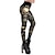 preiswerte Unterteile-Totenkopf Halloween Cosplay Kostüm Partykostüm Einteiler Erwachsene Damen Karneval Maskerade Leistung Party Einfache Halloween-Kostüme Verkleiden